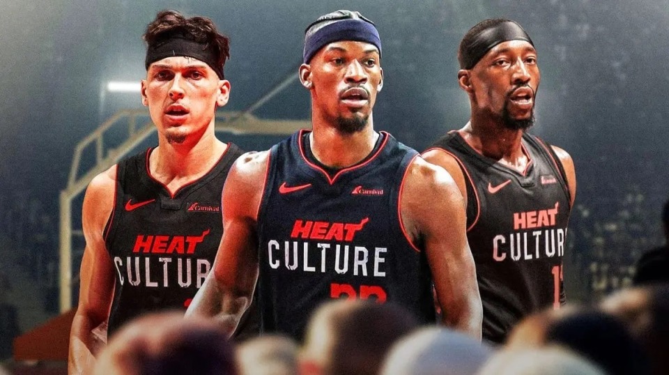 热火核心砍下三双，带领球队逆转战胜